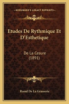 portada Etudes De Rythmique Et D'Esthetique: De La Cesure (1891) (en Francés)