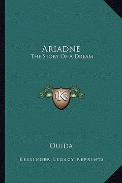 portada ariadne: the story of a dream (en Inglés)