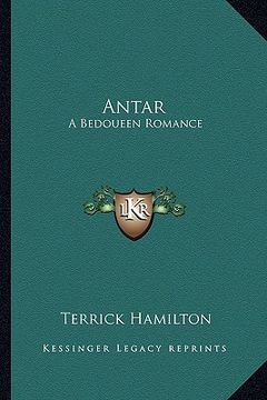 portada antar: a bedoueen romance (in English)