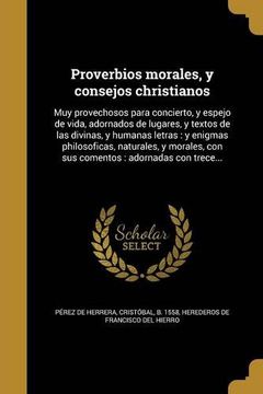 portada Proverbios Morales, y Consejos Christianos