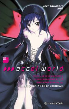portada Accel World nº 01 (Novela): El Retorno de Kuroyukihime (Manga Novelas (Light Novels))