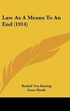 portada law as a means to an end (1914) (in English)