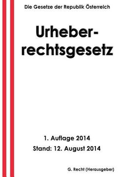 portada Urheberrechtsgesetz (en Alemán)