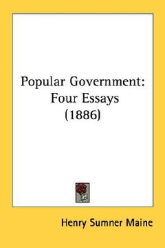 portada popular government: four essays (1886)