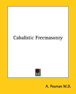 portada cabalistic freemasonry (en Inglés)