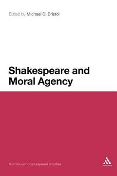 portada shakespeare and moral agency (en Inglés)