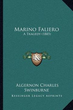 portada marino faliero: a tragedy (1885) (en Inglés)
