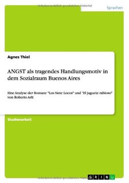 portada ANGST als tragendes Handlungsmotiv in dem Sozialraum Buenos Aires (German Edition)