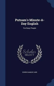portada Putnam's Minute-A-Day English: For Busy People