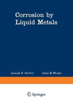 portada Corrosion by Liquid Metals (en Inglés)