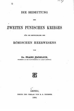 portada Die Bedeutung des zweiten Punischen Krieges (German Edition)