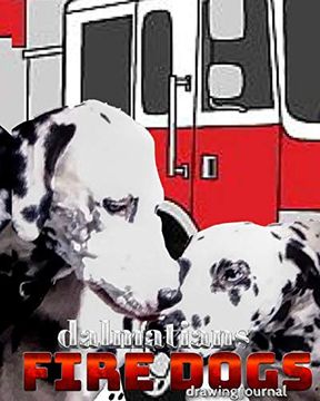 portada Dalmatian Fire Dogs Children's and Adults Coloring Book Creative Journal