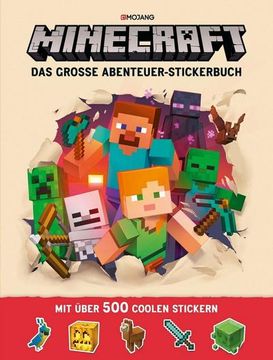 portada Minecraft, das Große Abenteuer-Stickerbuch: Ein Offizielles Minecraft-Stickerbuch (en Alemán)