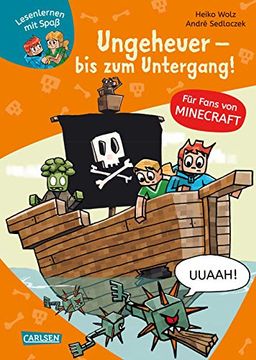 portada Lesenlernen mit Spaß - Minecraft 4: Ungeheuer - bis zum Untergang! (in German)