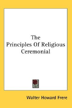 portada the principles of religious ceremonial (en Inglés)