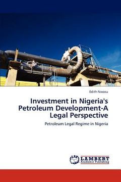 portada investment in nigeria's petroleum development-a legal perspective (en Inglés)