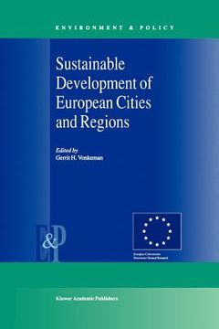 portada sustainable development of european cities and regions (en Inglés)