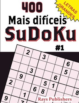 portada 400 Mais Difíceis-SuDoKu #1 (Volume 1) (Portuguese Edition)