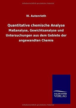 portada Quantitative chemische Analyse (German Edition)