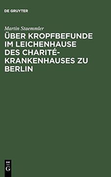 portada Uber Kropfbefunde im Leichenhause des Charite-Krankenhauses zu Berlin (en Alemán)