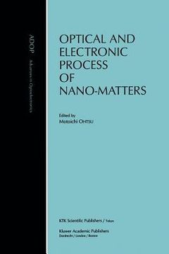 portada optical and electronic process of nano-matters (en Inglés)