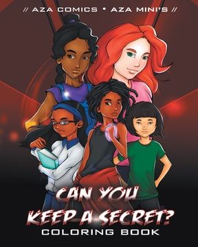portada Aza Comics Can You Keep A Secret? Coloring Book (en Inglés)