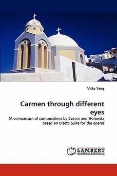 portada carmen through different eyes (en Inglés)