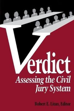 portada Verdict: Assessing the Civil Jury System (en Inglés)