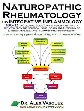 portada Naturopathic Rheumatology and Integrative Inflammology V3.5: A Colorful Guide Toward Health and Vitality and Away from the Boredom, Risks, Costs, and (Inflammation Mastery & Functional Inflammology) (en Inglés)