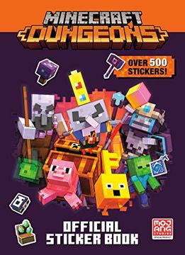 portada Minecraft Official Dungeons Sticker Book (in English)