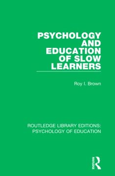 portada Psychology and Education of Slow Learners (en Inglés)
