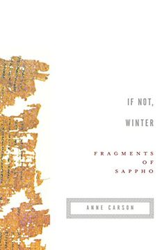 portada If Not, Winter: Fragments of Sappho 