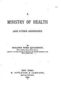 portada A Ministry of health, and other addresses (en Inglés)