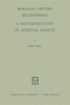 portada moravia's history reconsidered: a reinterpretation of medieval sources