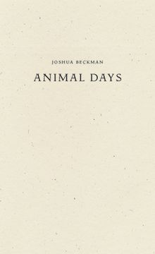 portada Animal Days (en Inglés)