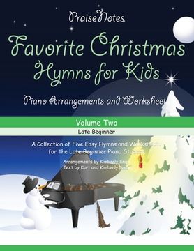 portada Favorite Christmas Hymns for Kids (Volume 2): A Collection of Five Easy Hymns for the Early and Late Beginner (en Inglés)