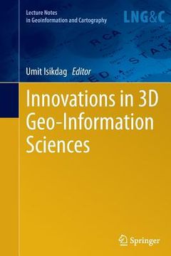 portada Innovations in 3D Geo-Information Sciences (en Inglés)