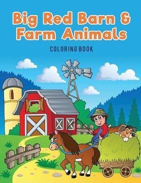 portada Big Red Barn and Farm Animals Coloring Book