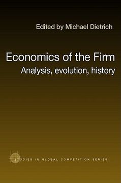 portada economics of the firm: analysis, evolution, history