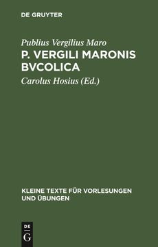 portada P. Vergili Maronis Bvcolica: Cvm Avctoribvs et Imitatoribvs in Vsvm Scholarvm (en Latin)