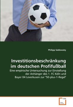 portada Investitionsbeschränkung im deutschen Profifußball