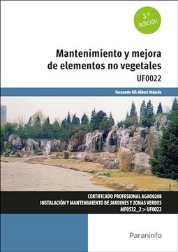 portada Mantenimiento y Mejora de Elementos no Vegetales (in Spanish)