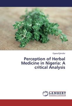 portada Perception of Herbal Medicine in Nigeria: A critical Analysis