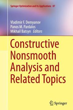 portada Constructive Nonsmooth Analysis and Related Topics (en Inglés)