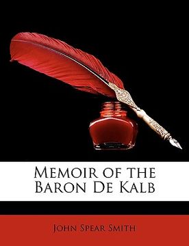 portada memoir of the baron de kalb