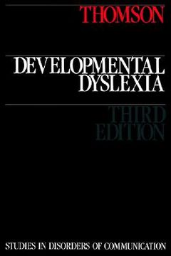 portada developmental dyslexia (en Inglés)
