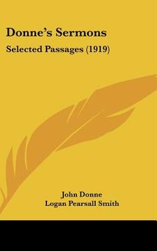 portada donne's sermons: selected passages (1919) (en Inglés)