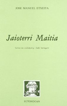 portada Jaioterri Maitia (Sutondoan) (en Euskera)
