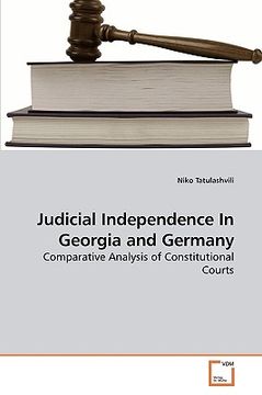 portada judicial independence in georgia and germany (en Inglés)