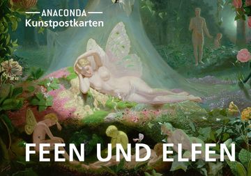 portada Postkarten-Set Feen und Elfen (en Alemán)